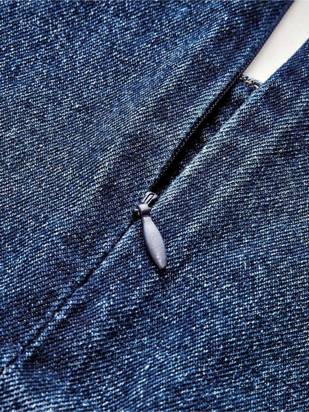 Commense Blue Denim Cutout Mini Dress - Picture 4 of 5